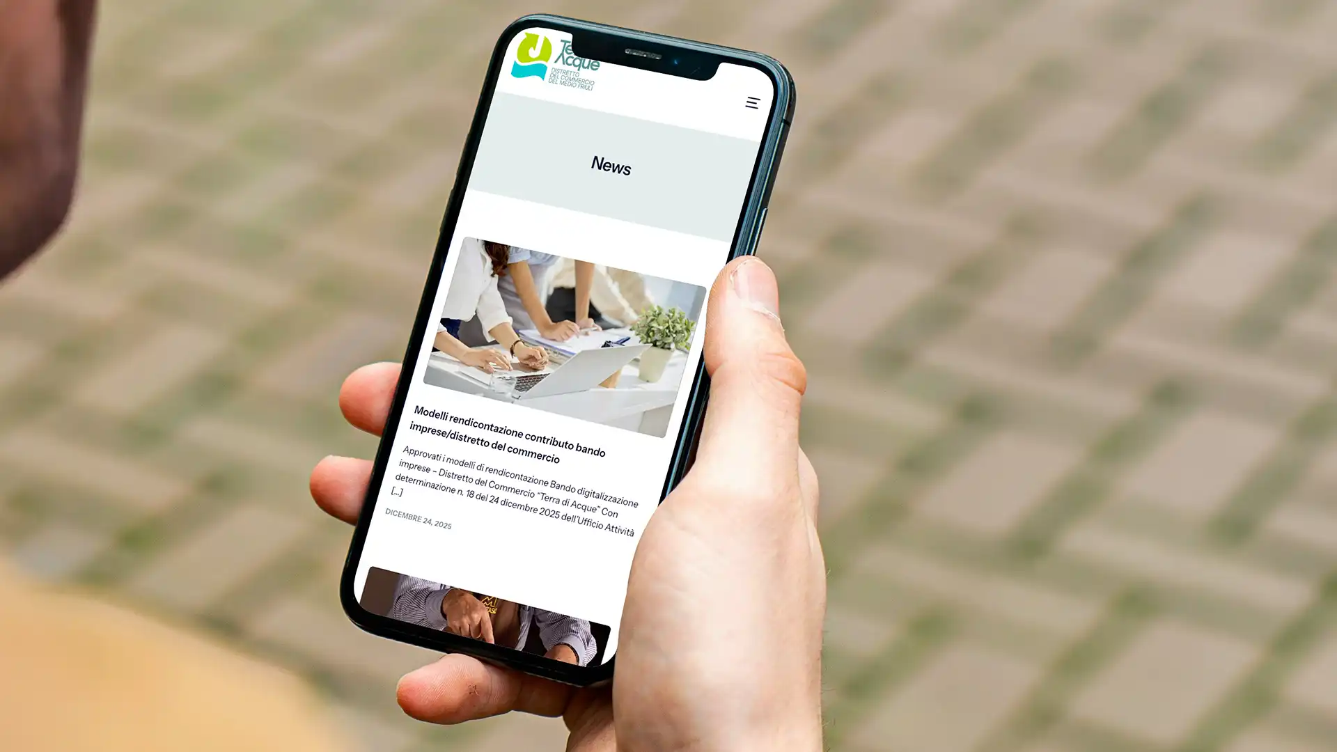 Sito Mobile Distretto Terra di Acque